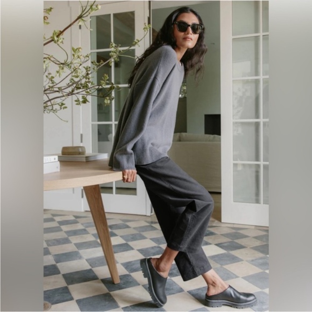 Jenni Kayne Pants Ranger Trouser Straight Leg in Corduroy Grey